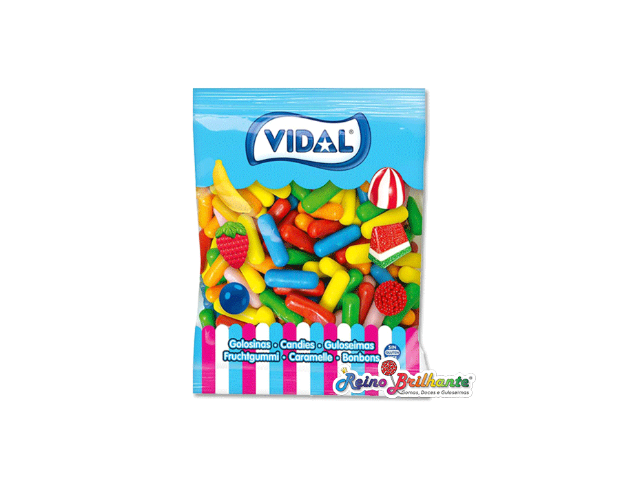 Tizas Coloridas (Pastilhas) Vidal 250 un